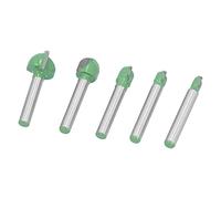 Odorkle Cove Box Router Bit Kit Tungsten Steel Cove Box Bit 5 Sizes 0.2in
