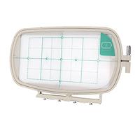 Odorkle Embroidery Hoop Frame with Clear Grid Plastic Clip Embroidery Frame 3 Size Set Adjustable Screw for Alignment Sewing and Punch Needle for NV500 NV900 NV950D Users (Large)