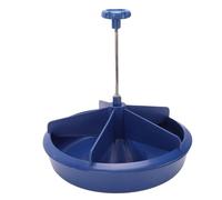 Odorkle Piglet Feeding Trough, Plastic 5 Slot Baby Food Feeder with Smooth Edges, Large Capacity for Farm Livestock Multiple Piglets