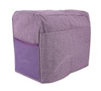Odorkle Sewing Machine Cover 3 Layer Foldable Polyester Dust Protector with Storage Pockets Fits Most Standard Machines Quilting Embroidery Equipment (Purple)
