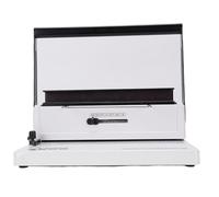 Odorkle Spiral Binding Machine 34 Holes with 100 Coils, Coil Comb Binder for A4 Letter A5, Adjustable Side Rails Customizable Spine Size, Cast Iron Base Metal Arms for School Office