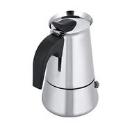 Odorkle Stainless Steel Moka Pot Maker 100ml 200ml 300ml 450ml Portable Stovetop Coffee Maker with Anti-Scald Handle for Home Camping Travel (450ml)