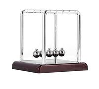 Odorkle Stress Relief Toy, Pendulum Balls Swing Balance Balls Physics Science Office Decor, Discover the Laws of Physics, Educational, HighGrade Plastic Durable Wrought Iron Pendulum