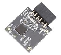 Odorkle TPM 2.0 Security Module SPI 12 Pin TPM2.0 Trusted Platform Module TPM 2.0 Chip for B550 A520 Series Motherboards with 25x20mm Interface for 10 Systems