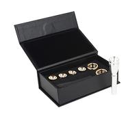 Odorkle Trumpet Mouthpiece Silver Plated Shank Gold Cup Split Design 3C 3B 2C Set for Beginners and Professionals