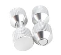 Odorkle Two Hole Flange Alignment Pin, 6061 Aluminum Flange Wizard Tool M12 Thread for 0.5 to 14in 150LB Flanges, Lightweight Double Hole Design for Pipe Work on Automotive Ships Machinery (Silver)