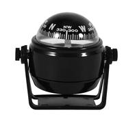 Odorkle Voyager Marine Bracket, ABS Mountable Portable Navigation, Accuracy Compensator Night Visible 8 X 7.2cm for Boat Caravan Truck Watercraft (Black)