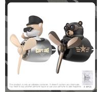 Odorless DIY Perfume Ornament Airplane Pilot Bear Car Air Freshener Decoration A