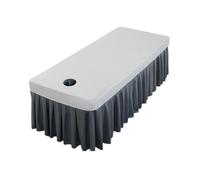 Odot 20 Packs Massage Bed Sheet with Face Hole, Disposable Massage Bed Cover Thick Couch Cover Salon SPA Sheets Reusable Elastic Cord Edge All-Round Wrap Fitted Sheet (White,70x190cm)