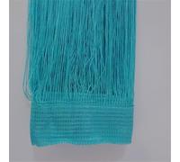 Odot 2PCS Solid Color Fine String Door Curtain,Beaded Door Curtain with Fringe,Bead Curtains for Doorways,Fly Screen Insect Bug for Doorways Party Decorations Room Divider (Aqua,1x2m)
