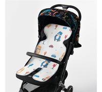 Odot Baby Pushchair Seat Liners, Universal Summer Stroller Seat Soft Comforts Ice Pushchair Liners Washable Pram Seat for Buggy Pushchair and Car Seat (33x70cm,Moon Bunny)