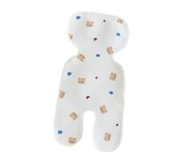 Odot Baby Pushchair Seat Liners, Universal Summer Stroller Seat Soft Comforts Ice Pushchair Liners Washable Pram Seat for Buggy Pushchair and Car Seat -A (Bear,33 * 70cm)