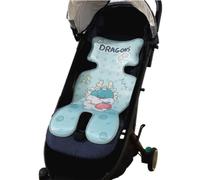 Odot Baby Pushchair Seat Liners, Universal Summer Stroller Seat Soft Comforts Ice Pushchair Liners Washable Pram Seat for Buggy Pushchair and Car Seat (Cute Dragon,33x70cm)