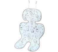 Odot Baby Pushchair Seat Liners, Universal Summer Stroller Seat Soft Comforts Liners Washable Pram Seat for Buggy Pushchair and Car Seat (64x42cm,Cute Animals)