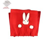 Odot Baby Soft Knit Pure Blanket for Boys and Girls, Toddler Warm Swaddle Sleeping Square Throw Blankets Knitted Unisex Patterns Pram Cot Bed Textured Sleep Blanket (80 * 105 cm,red)