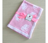 Odot Baby Soft Knit Pure Blanket for Boys and Girls, Toddler Warm Swaddle Sleeping Square Throw Blankets Knitted Unisex Patterns Pram Cot Bed Textured Sleep Blanket (76x102cm,J)