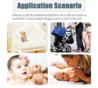 Odot Baby Soft Knit Pure Blanket for Boys and Girls, Toddler Warm Swaddle Sleeping Square Throw Blankets Knitted Unisex Patterns Pram Cot Bed Textured Sleep Blanket (100 * 80 cm,brown)