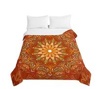 Odot Bedspread Single Double King Size Plum Blossom Pattern, Microfiber Soft Coverlet Blanket Throw Lightweight Quilted Bedspread for All Season (180x220cm,Mandala 7)