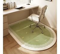 Odot Cartoon Office Chair Mat for Carpeted and Hardwood Floor Protector, Non-Slip Computer Gaming Rolling Chair Desk Mat Multi-Purpose Protection Carpet for Home Office (Green,140x90cm)