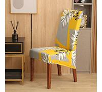 Odot Chair Covers XL, Elastic Dining Chairs, Seat Covers Washable Removable High Back Dining Chair Covers Chair Cover for Dining Room,Hotel,Banquet (Passion,Set of 6)