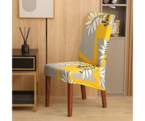 Odot Chair Covers XL, Elastic Dining Chairs, Seat Covers Washable Removable High Back Dining Chair Covers Chair Cover for Dining Room,Hotel,Banquet (Passion,Set of 2)
