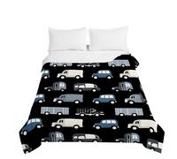 Odot Children Bedspread Throw Single Double Super King Size Quilted Soft Microfiber Lightweight Car pattern Bedspreads Quilt Coverlet All Season Bedding (cartoon car 4,150x200cm)