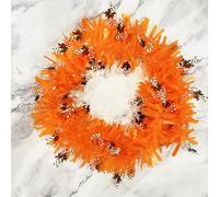 Odot Christmas Tinsel 1-10PC, Thick Xmas Shiny Tinsel Garland for Christmas Decorations, Xmas Tree, Wedding, Table Centerpiece, Fireplace, Birthday, Window, Wreath, New Year Party (Orange 04,10 pc)