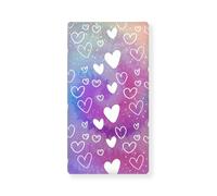 Odot Cot Bed Fitted Sheets 130x70cm, Love Heart Pattern Cot Bed Sheet Fitted Sheets for Cribs Baby Bed Sheets Soft Durable Bassinet Sheets Cot Bed Mattress Protector for Boy Girl (Tie Dye Style)