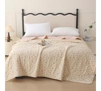 Odot Coverless Duvet 4.5 Tog for Single Double King Size, Summer Coverless Duvet 250 Count No Cover Needed Lightweight Breathable Soft Cosy Cold Quilt Blanket (Small roses,200x230cm)