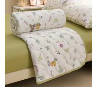 Odot Coverless Duvet 4.5 Tog for Single Double King Size, Summer Duvet No Cover Cosy and Lightweight Quilt Breathable Bedspreads Quilted Throw for Beds (Orange pumpkin,150 * 200cm)