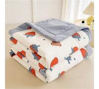 Odot Coverless Duvet 4.5 Tog for Single Double King Size, Summer Duvet No Cover Cosy and Lightweight Quilt Breathable Bedspreads Quilted Throw for Beds (Cute strawberry,180 * 200cm)