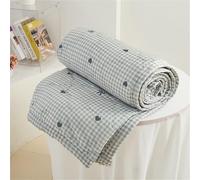 Odot Coverless Duvet Single Double King Size, Reversible Summer Quilted Duvet 2.5 Tog Cosy and Lightweight Quilt Breathable Cooling Bedspreads Quilted Throw for Beds (Love Butterfly,150 * 200cm)