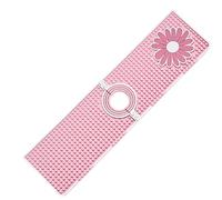 Odot Faucet Mat Silicone Sink Splash Guard, Kitchen Sink Splash Guardtap Mat Tap Mat for Kitchen Sink Drying Mat for Kitchen, Bathroom Countertop Protect, Blue Pink Orange (Pink,38x10cm)
