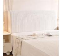 Odot Headboard Cover for Single Double King Size Bed, Jacquard Barley All-inclusive Stretch Dustproof Washable Bed Head Protector Cover for Upholstered Padded Headboard Bedroom (Beige,180x80cm)