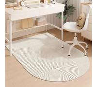 Odot Office Chair Mat for Carpeted and Hardwood Floor Protector, Non-Slip Computer Gaming Rolling Chair Desk Mat Protection Carpet Modern for Wooden Floors (Semicircle,100x150cm)