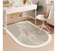 Odot Office Chair Mat for Carpeted and Hardwood Floor Protector, Non-Slip Modern Minimalism Computer Gaming Rolling Chair Desk Mat Protection Carpet for Home Wooden Floors (Abstract,80x160cm)