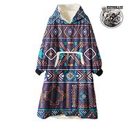 Odot Oversized Hoodie Sweatshirt Blanket, Bohemia Super Soft Warm Comfortable Plush Blanket Microfiber Hoodie Giant Hoody Front Pocket Adults Teens Man (One Size (110cm/43in),Mechanical)