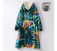 Odot Oversized Hoodie Sweatshirt Blanket, Leaf Multicolor Super Soft Warm Comfortable Plush Blanket Microfiber Hoodie Giant Hoody Front Pocket Adults Teens Man (One Size (110cm/43in),Color)