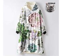 Odot Oversized Hoodie Sweatshirt Blanket, Multicolor Super Soft Warm Comfortable Plush Blanket Microfiber Hoodie Giant Hoody Front Pocket Adults Teens Man (One Size (110cm/43in),Succulent Plants)