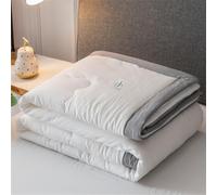 Odot Quilted Bedspreads Single Double Super King Size, Quilted Bed Throws Soft Lightweight Reversible Quilted Coverlets Comforter Sofa Bed Cover for All Season - Solid Color (150x200cm,White)