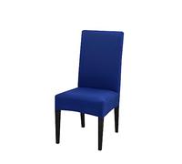 Odot Soft Chair Covers, Elastic Dining Chairs, Seat Covers Washable Removable High Back Dining Chair Covers Chair Cover for Dining Room,Hotel,Banquet (Set of 4,Lake blue)