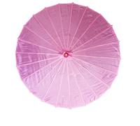 Odot Solid Color Rainproof Paper Parasol Umbrella, 56/82cm DIY Painting Chinese Oil Paper Umbrellas, for Costumes Wedding Dance Props Photography Personal Sun Umbrella