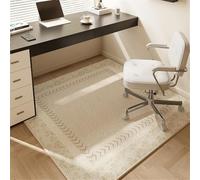 Odot Square Office Chair Mat for Carpeted and Hardwood Floor Protector, Non-Slip Computer Gaming Rolling Chair Desk Mat Multi-Purpose Protection Carpet for Wooden Floors (Arrow,80x80cm)