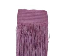 Odot String Door Curtain, 2 Pieces Beaded Curtain with Fringe Rod Pocket Fly Insect Bug Screen for Doorway String Door Panel for Room Divider Decorative Party Bedroom (Purple,100x200cm)