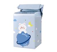 Odot Washing Machine Cover Top Load Waterproof Dustproof Washer Machine Dryer Protector Sunscreen Washer Dryer Cover for Most Top Load Washer Dryer, Nordic Style (XL-(8.5-12kg),the planet)