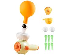 Odoukey 3-in-1 Montessori Toy Interactive Floating Breathing Ball, Bubble Pipe and Whistle for Kids, Fun Sensory Toys for Girls, Boys, Family