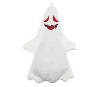 Odoukey 8.7 Inch Light Up Dancing Mimicking Halloween Ghost Toy with Hanging Rope, Random Face Expression Ghost Pendant for Boys Girls Backpack Decor
