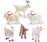 Odoukey Farm Animals for Toddlers 1-3 6Pcs Realistic Farm Animal Figurines for Kids Boys Girls 1-5 Year Old Christmas Birthday Gifts