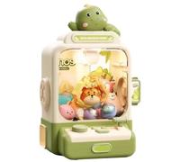 Odoukey Kids Toy Claw Machine, Mini Dual Power Cute Claw Machine with 10 Dolls & 10 Eggs Sound Function, Party Christmas Birthday for Boys & Girls