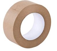 Odoukey Paper Tape 164 Ft, Brown Cuttable Water Activated Writable Gummed Packing Tape Portable Packaging for Moving Boxes Sealing, Packing For Moving Boxes